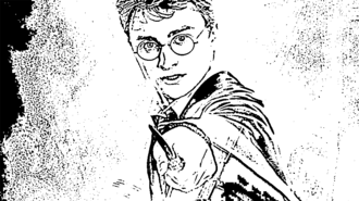 coloriage harry potter à imprimer