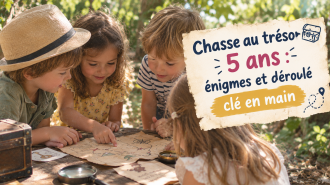Chasse au trésor 5 ans à imprimer avec énigmes adaptées