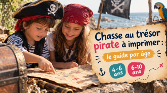 chasse au trésor pirate à imprimer pour enfants