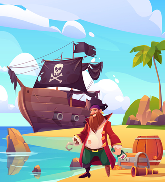 chasse au tresor pirate