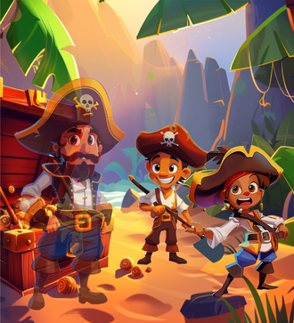 chasse au trésor pirates