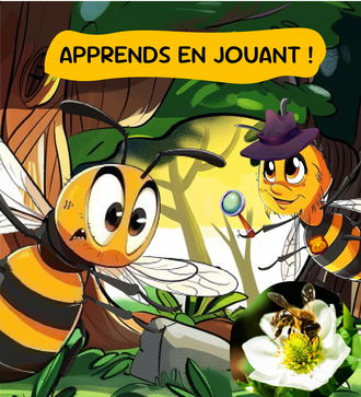 chasse au trésor sur les abeilles