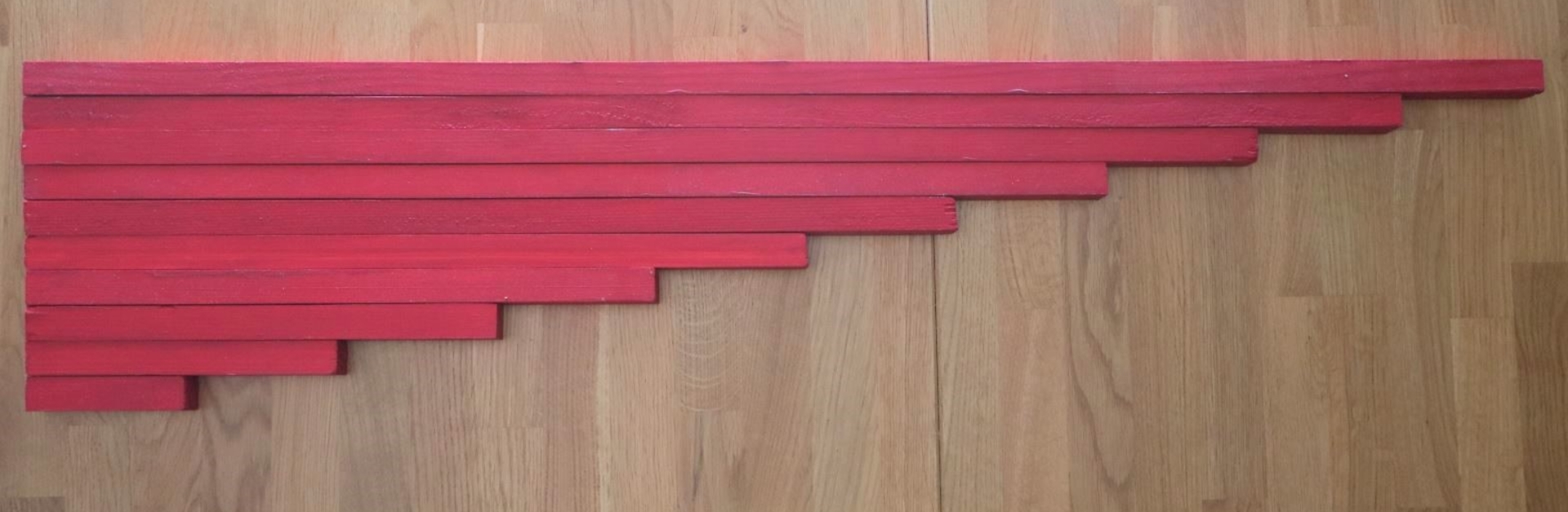barres rouges montessori