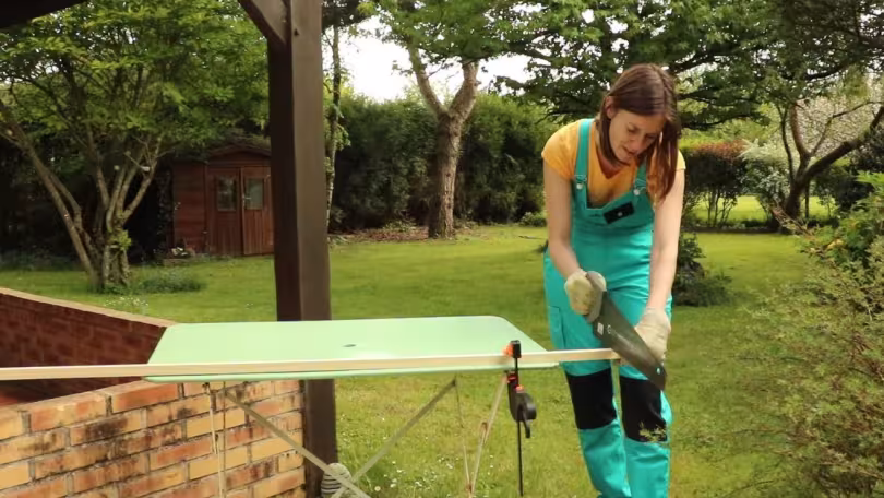fabrication barres rouges et bleues montessori