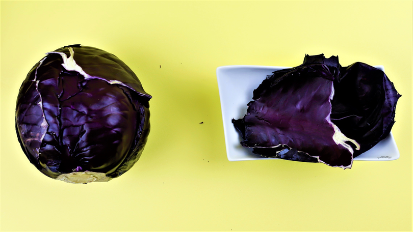 recette chou rouge pour activité enfant