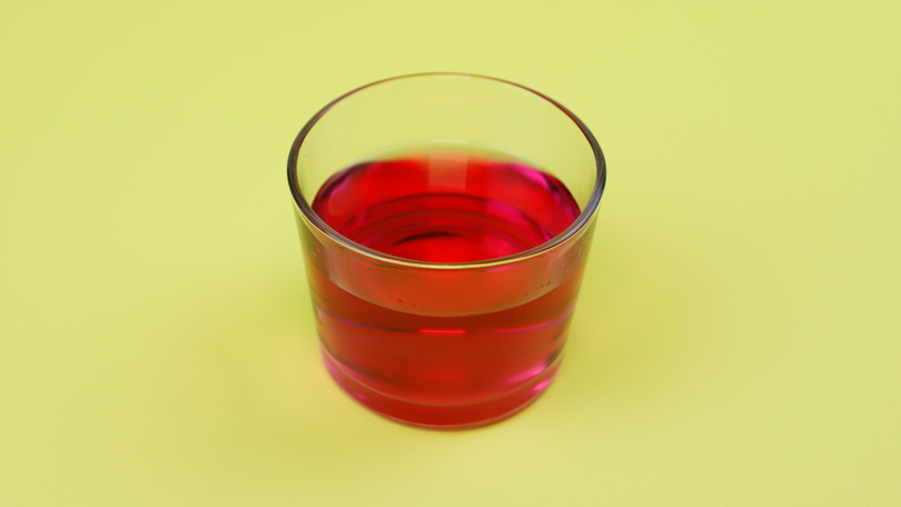 résultat vinaigre dans jus de chou rouge