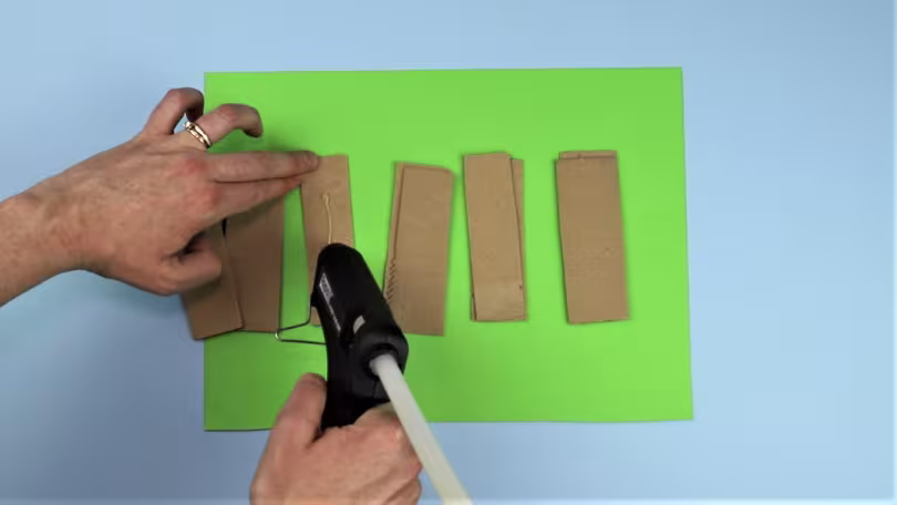 base du volcan à fabriquer