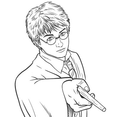 anniversaire-harry-potter-coloriage