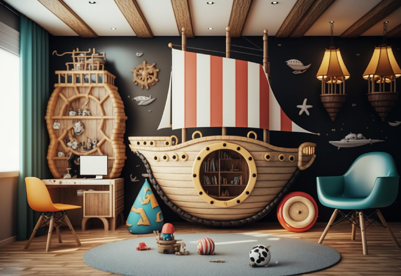 décoration de pirates
