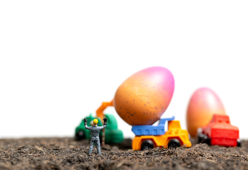 chasse aux oeufs de pâques originale