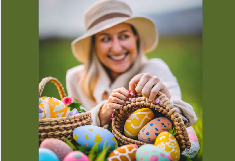 chasse aux oeufs de pâques jeu inversé parents enfants