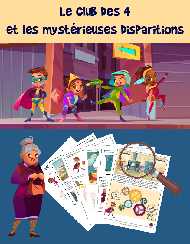 chasse au trésor gratuite le club des 4 et les mystérieuses disparitions