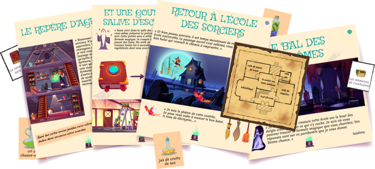 chasse au trésor à imprimer 6 ans 7 ans 8 ans 9 ans 10 ans sorciers Harry Potter