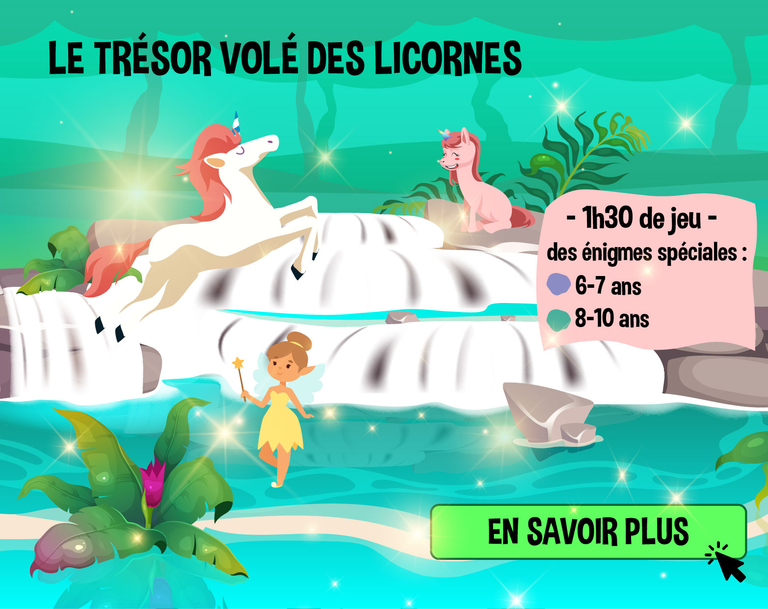 chasse au trésor licorne