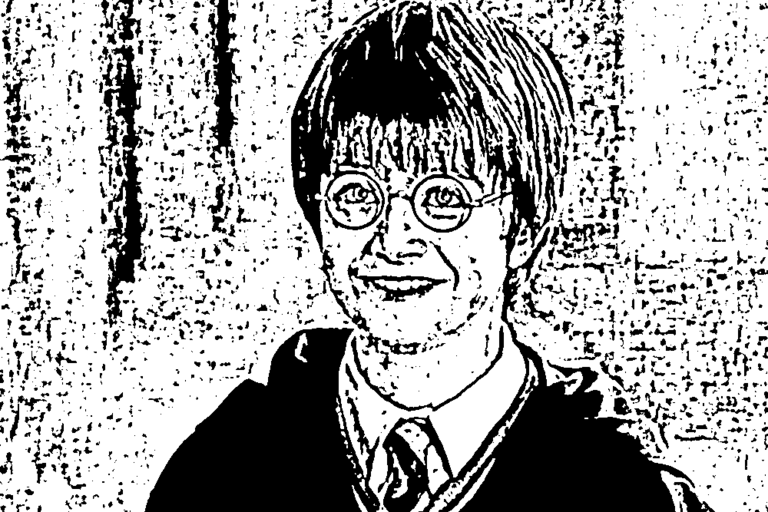 Coloriage Harry Potter à imprimer, Article