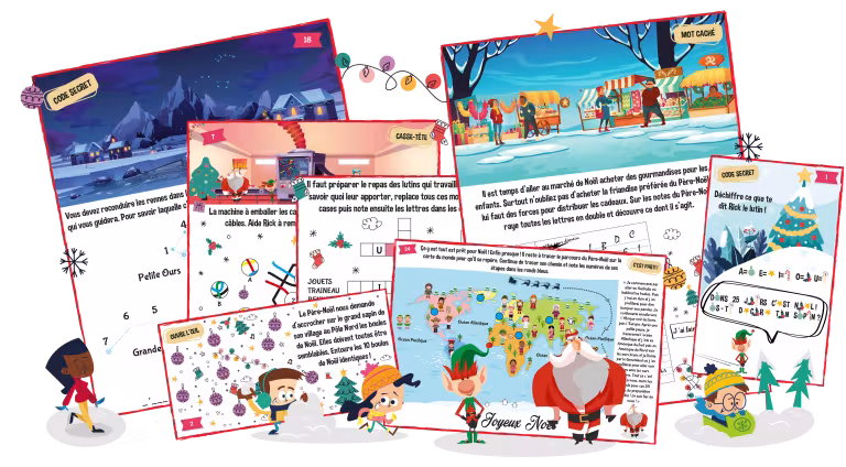 calendrier de l'avent 8 ans 9 ans 10 ans et 11 ans