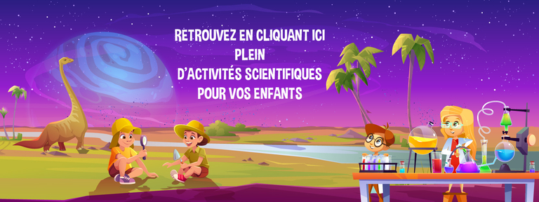 activités scientifiques pour les enfants