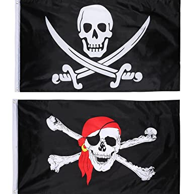 drapeaux de pirate pour décoration anniversaire