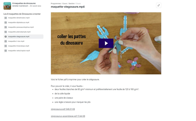maquettes de dinosaures 3d à imprimer