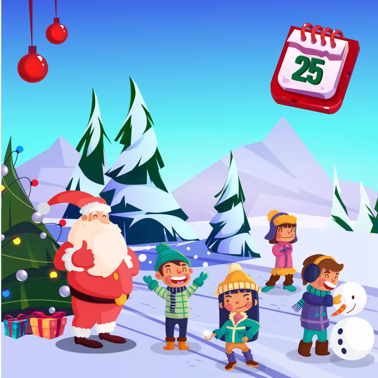 calendrier de l'avent à imprimer et à découper