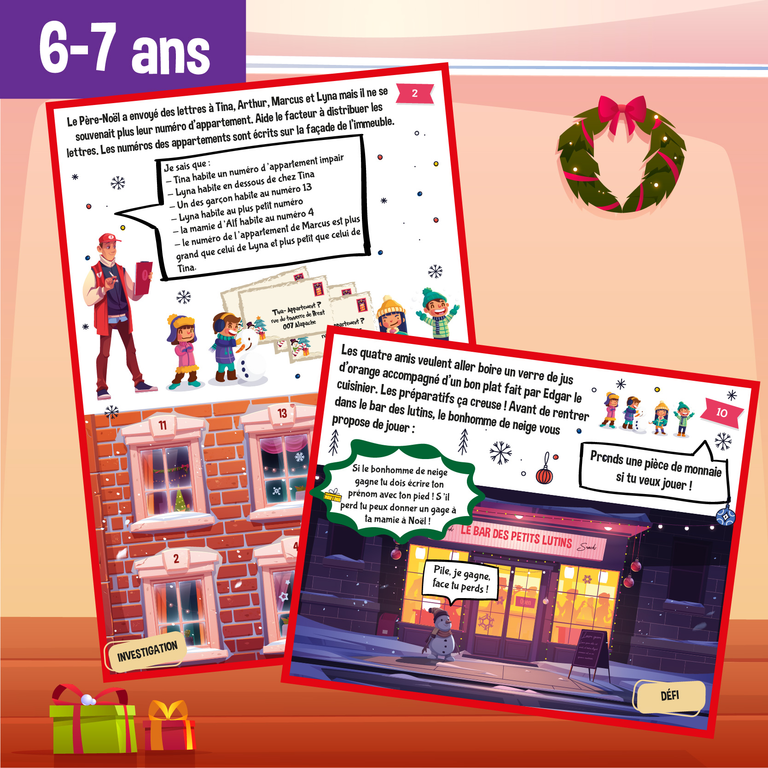calendrier de l'avent à imprimer et découper