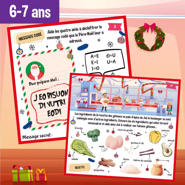 calendrier de l'avent à imprimer et découper