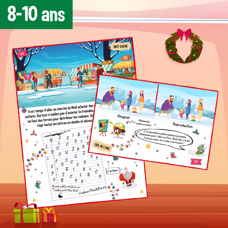 calendrier de l'avent à imprimer et découper