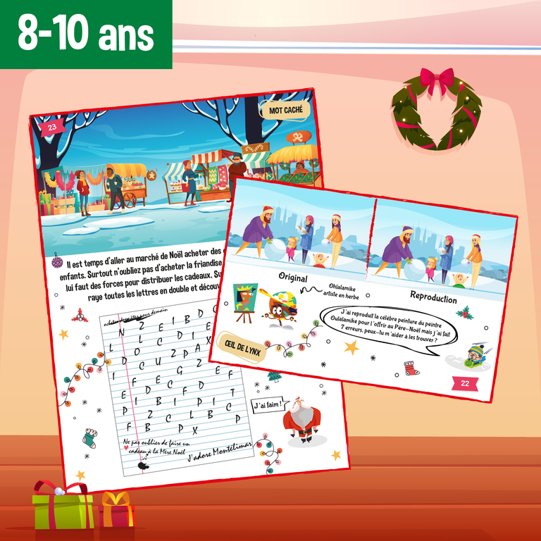 calendrier de l'avent à imprimer et découper