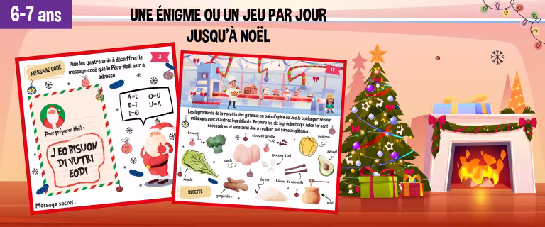 calendrier de l'avent à imprimer et découper