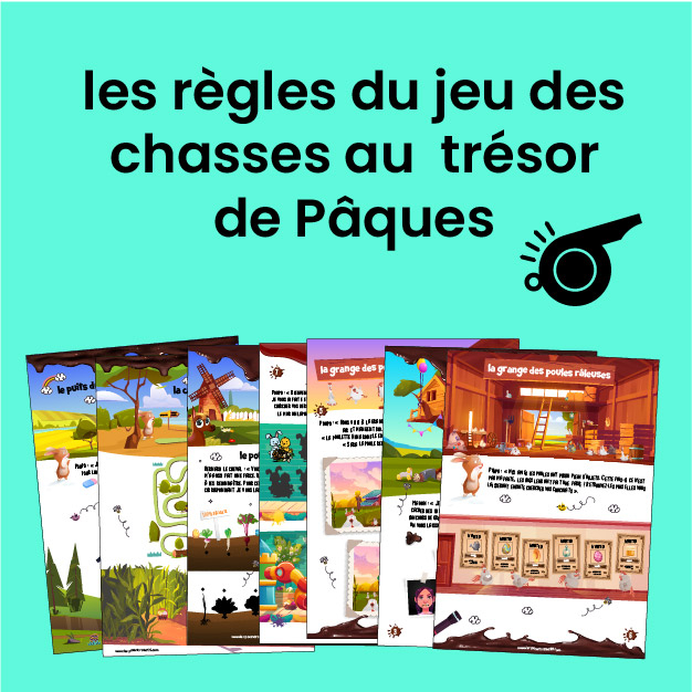 chasse au trésor de Pâques