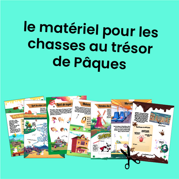 chasse au trésor de pâques