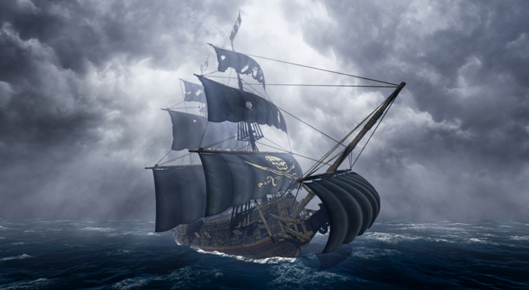 thème chasse au trésor de pirate