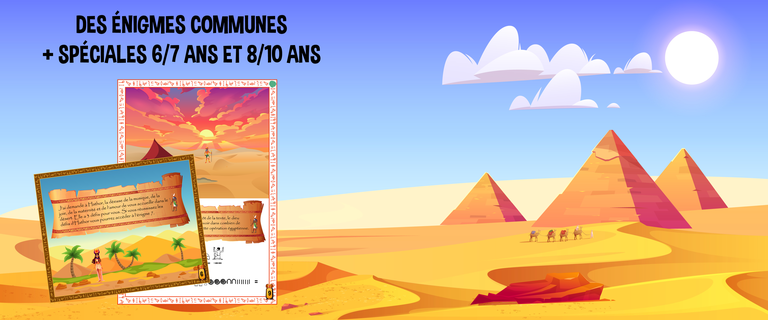 chasse au trésor égypte