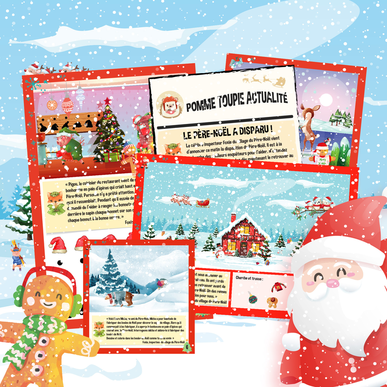 énigmes de la chasse au trésor de Noël