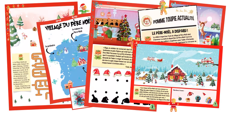 énigmes de la chasse au trésor de Noël