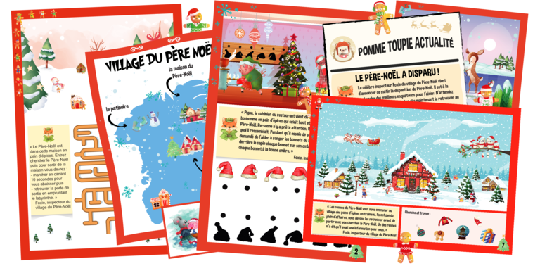 énigmes de la chasse au trésor de Noël
