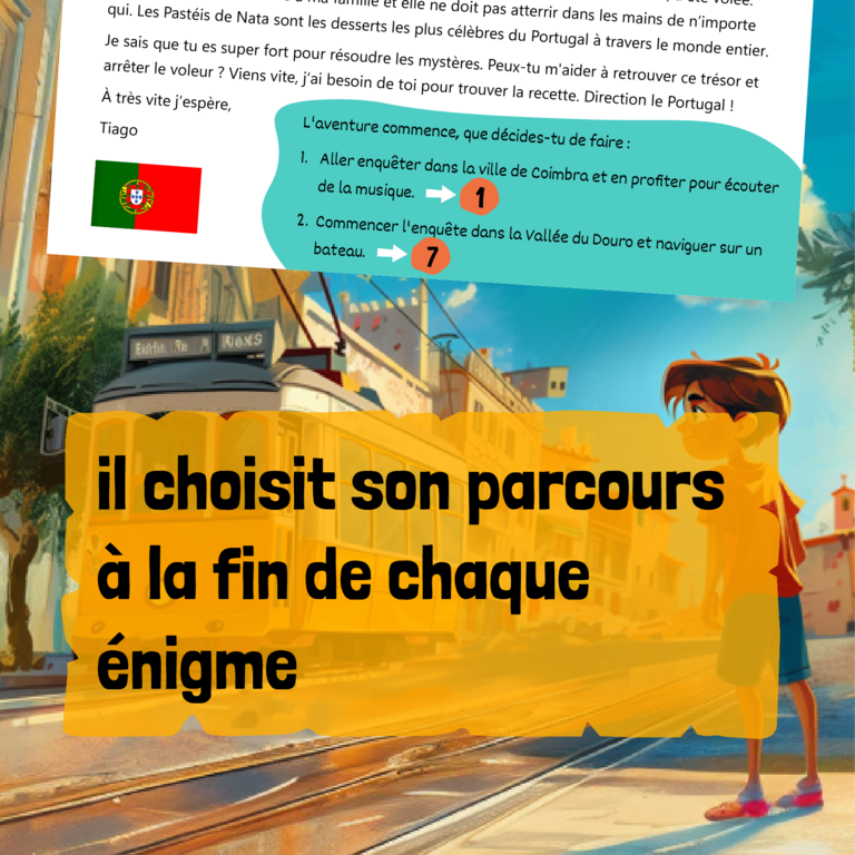 chasse au trésor dont tu es le héros découverte du Portugal