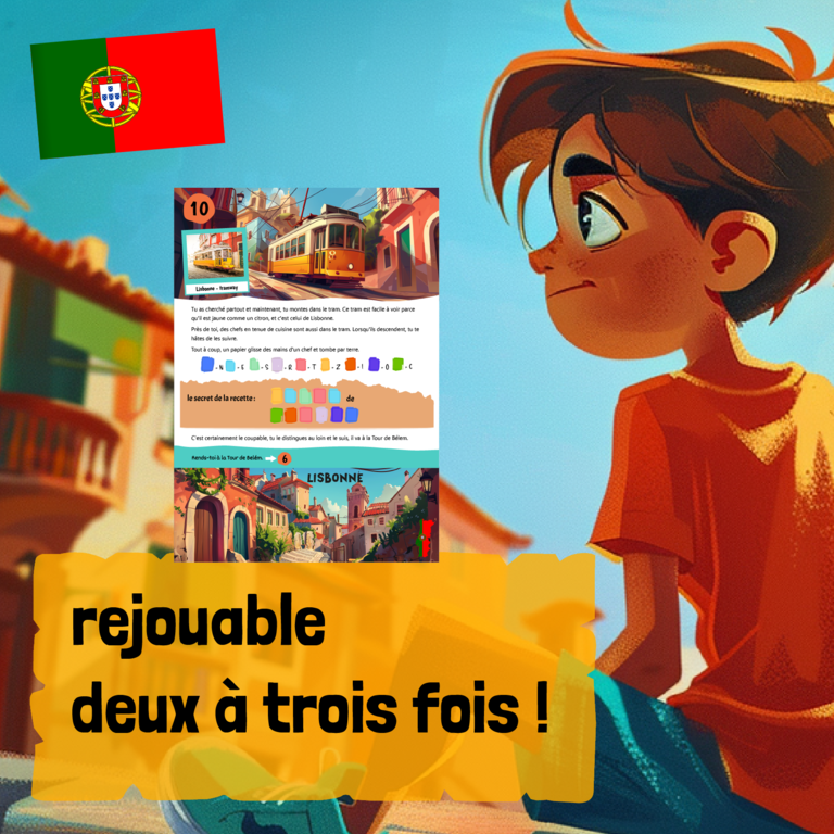 chasse au trésor dont tu es le héros découverte du Portugal