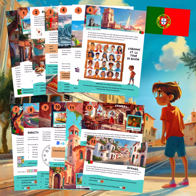 chasse au trésor dont tu es le héros découverte du Portugal