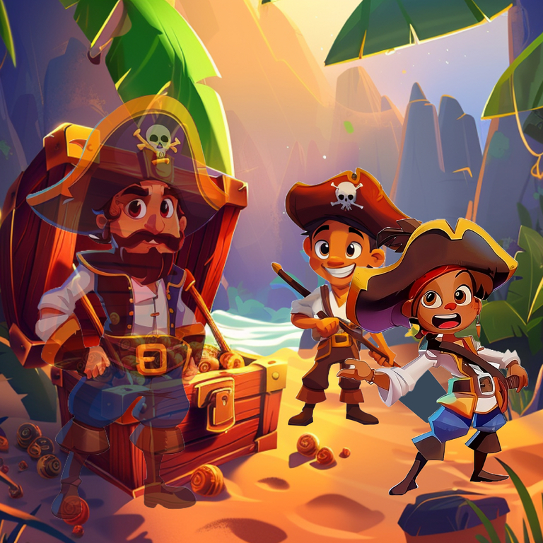 chasse au trésor pirates