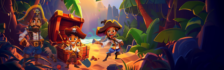 chasse au trésor pirates