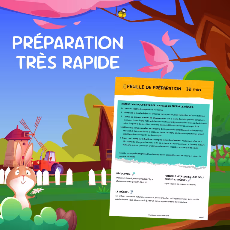 chasse aux oeufs Pâques