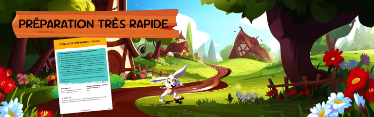 chasse aux oeufs de Pâques 8 ans 9 ans 10 ans feuille de préparation pour les parents