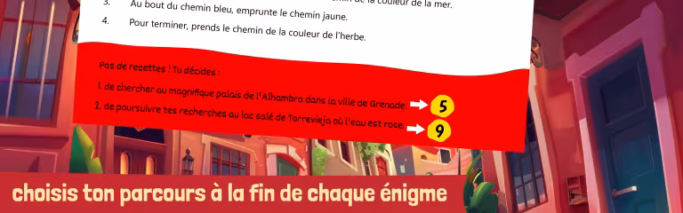 chasse au trésor dont tu es le héros Espagne