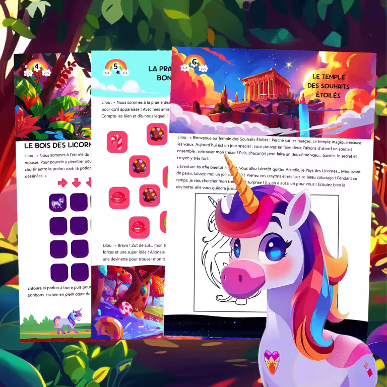 chasse au trésor licornes
