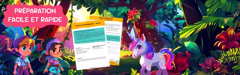 chasse au trésor licornes instructions pour les parents