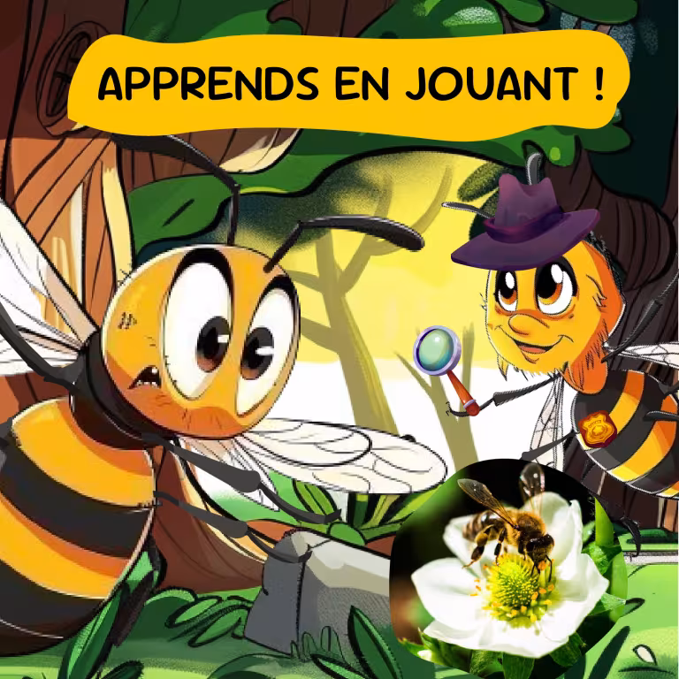 chasse au trésor sur les abeilles