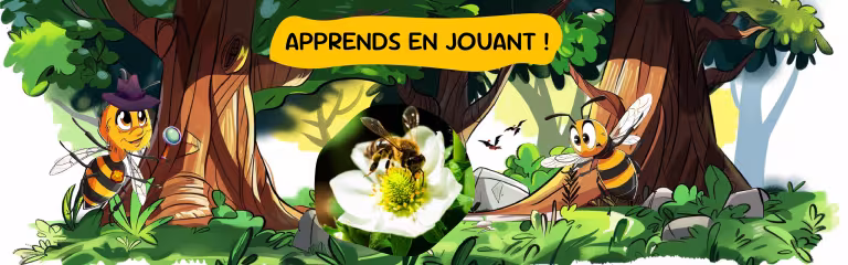 chasse au trésor sur les abeilles