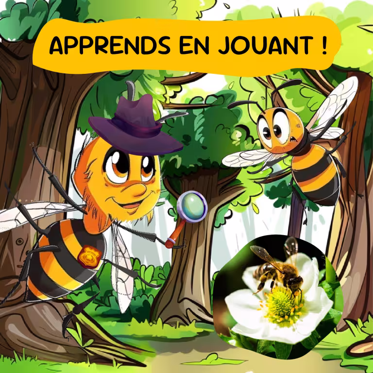 chasse au trésor sur les abeilles