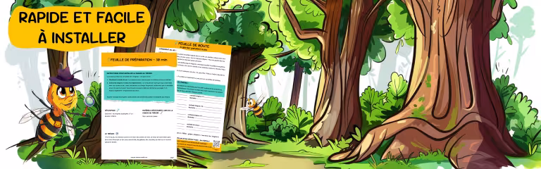 chasse au trésor sur les abeilles